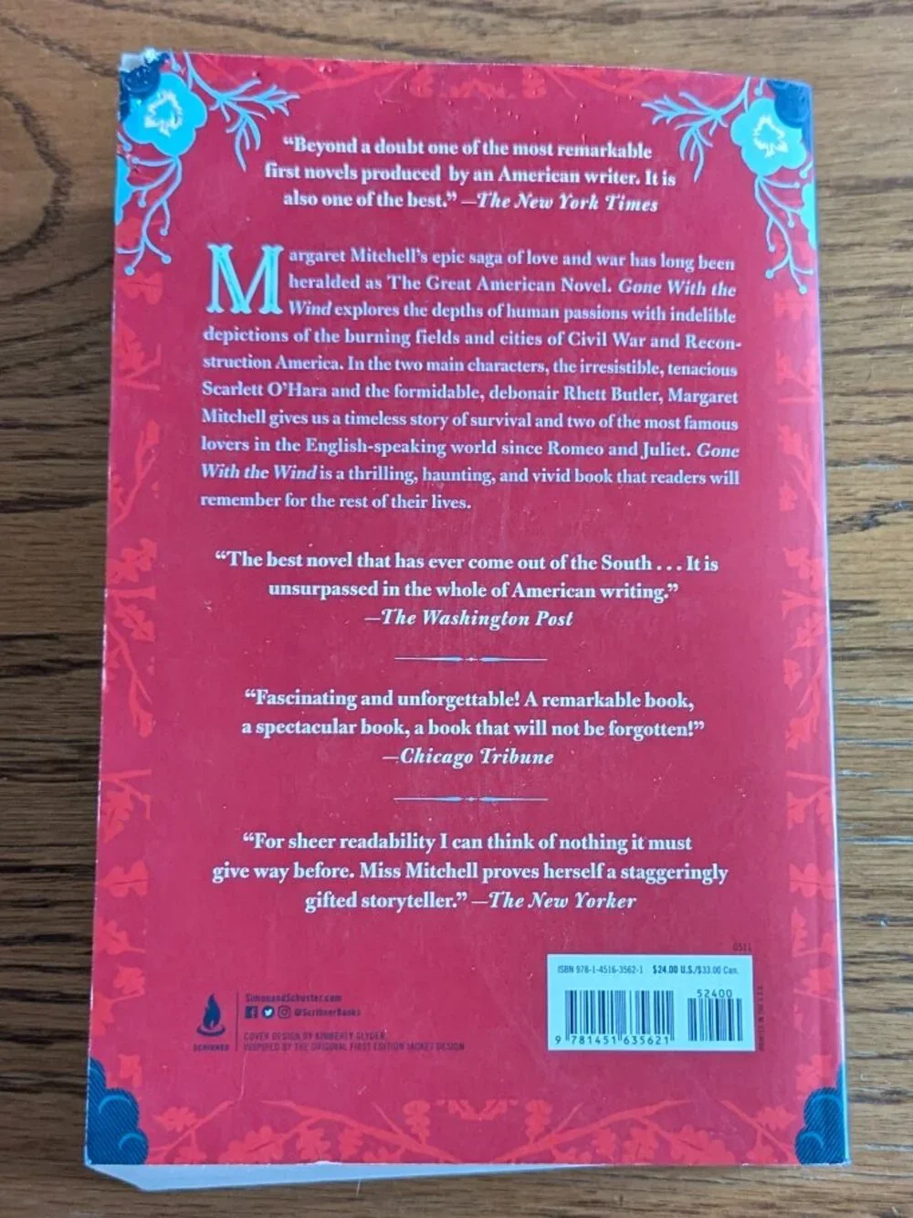 Gone With The Wind Paperback Book *Minor Damage